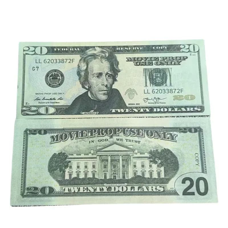Movie Prop $20 Bill Copy