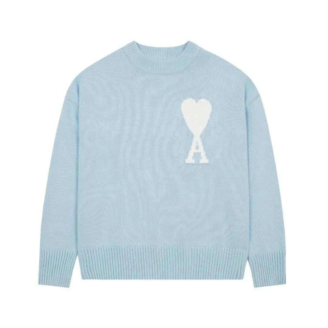 AMI Paris V-Neck Cardigan Solid Color — AI-04