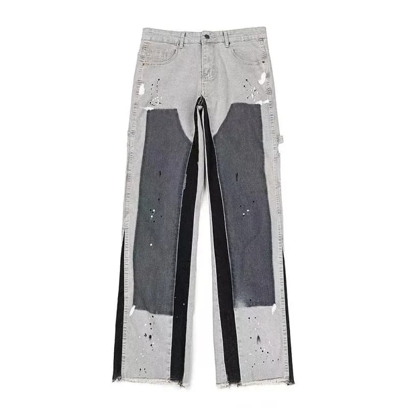 Denim Tears Patchwork Jeans Distressed Panelled