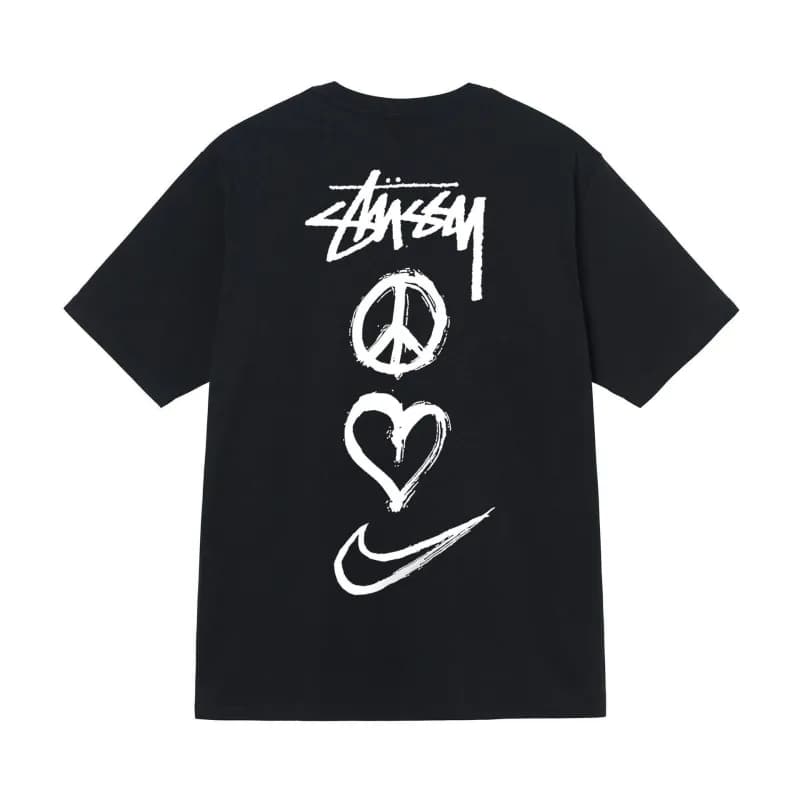 Stüssy Wizard Graphic Tee Blue Star Wizard — 黑色【爱心】