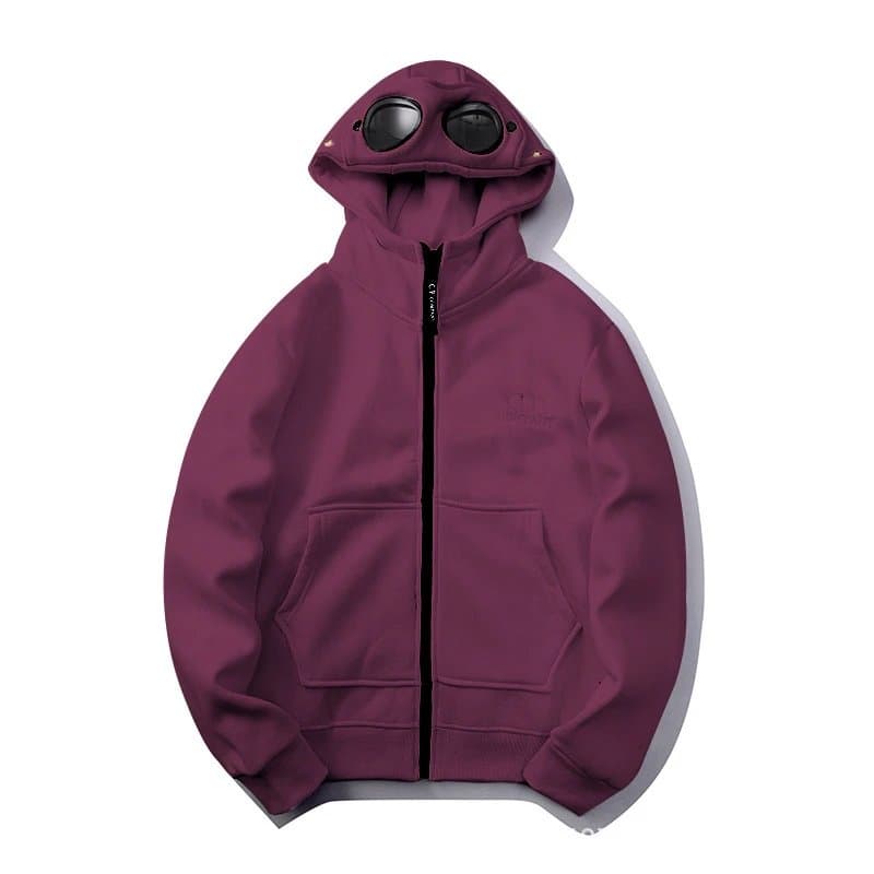 C.P. Company Crewneck Sweatshirt Goggle Patch — 3961 酒红