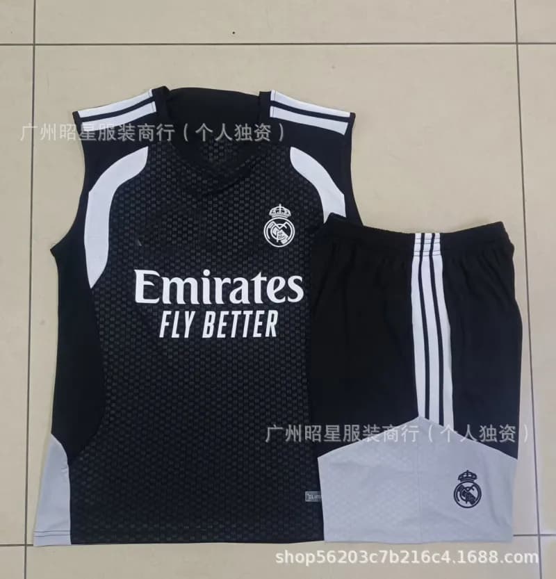Adidas Real Madrid Training Kit Emirates Fly Better — 2627背心皇马黑色