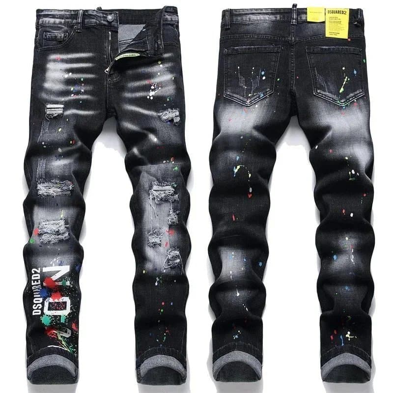 Diesel Distressed Patchwork Jeans Multi-Patch — 10