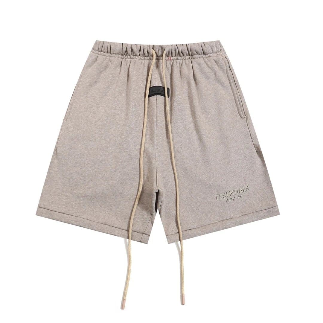 Fear of God Essentials Essentials Shorts Logo Print — K215花麦灰