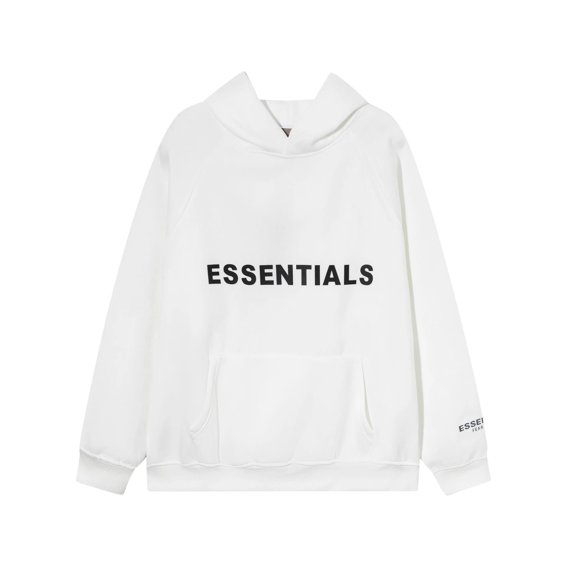 Fear of God Essentials Hoodie Arch Logo — 907白