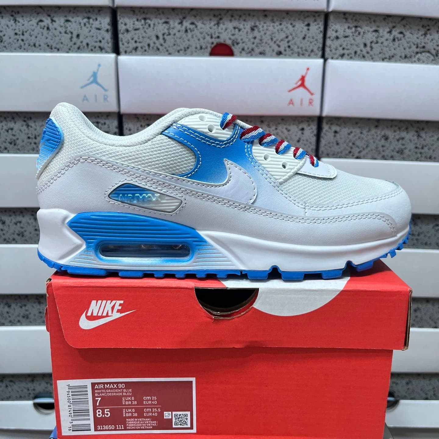 Nike Air Max 90 Black/Orange — 313650  111