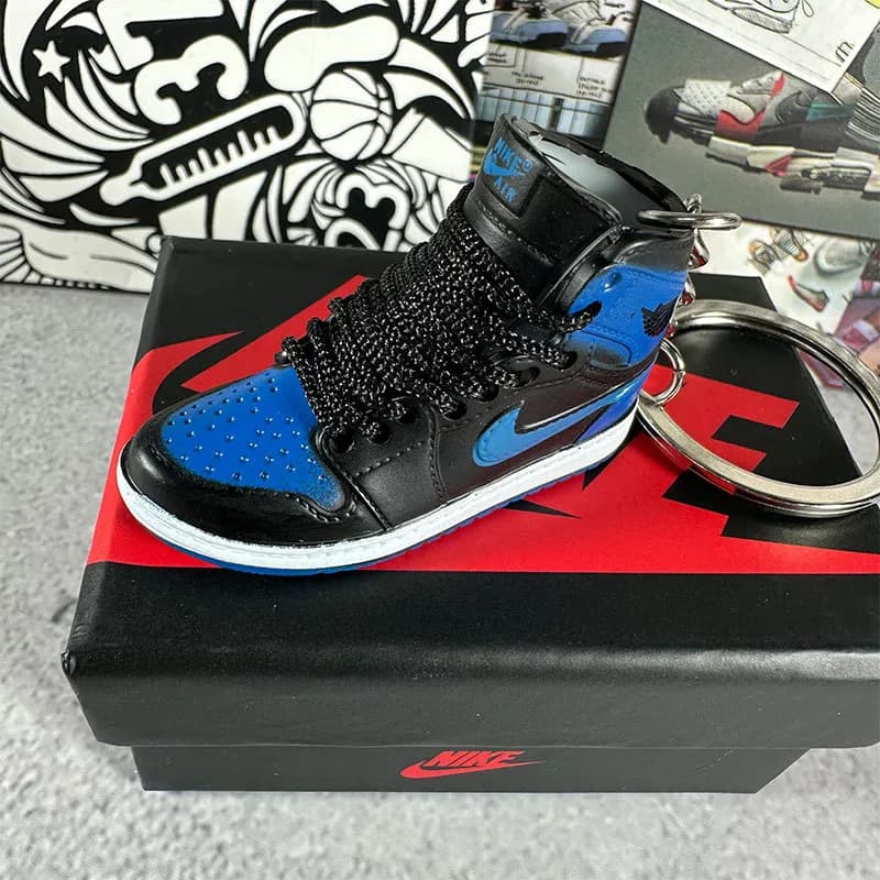 Air Jordan 1 High Miniature Keychain — 97.royal blue + box