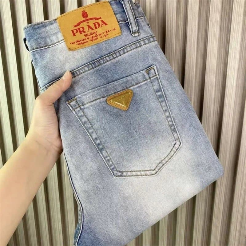 Prada Slim Fit Jeans Light Wash