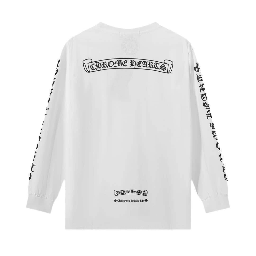 Chrome Hearts Long Sleeve Tee Wings Print — Chr-03-2