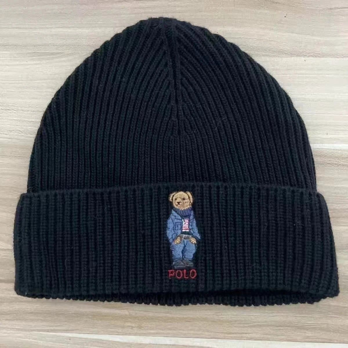 Polo Ralph Lauren Polo Beanie Jumpman Logo Patch — 19