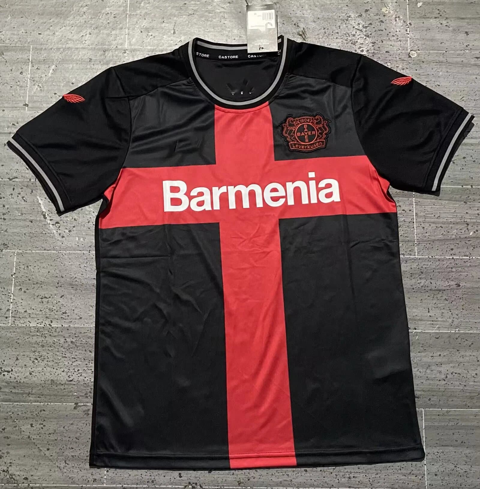 Adidas Bayer Leverkusen Home Jersey Barmenia Sponsor