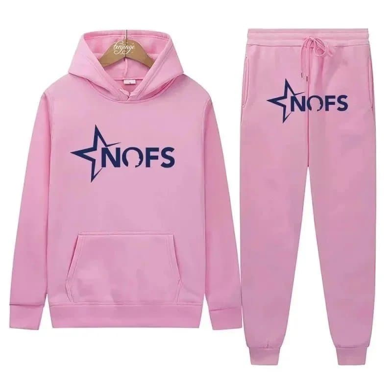 Emporio Armani EA7 Hoodie and Joggers Set Gold Logo — DD-24