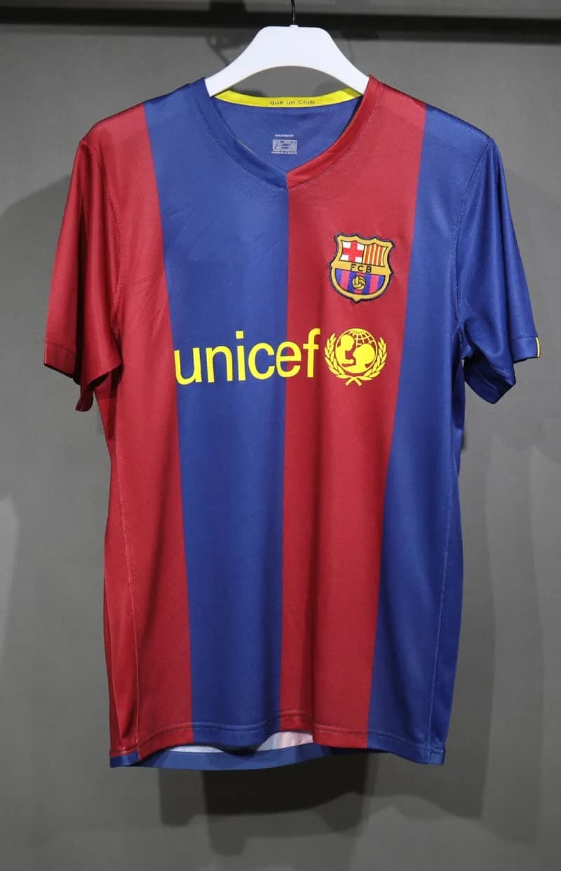 Adidas FC Barcelona Home Jersey UNICEF Sponsor — 0607巴萨主场（球员版）