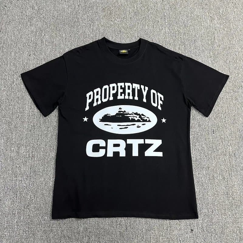 Corteiz Graphic Tee Rules The World — 3113黑