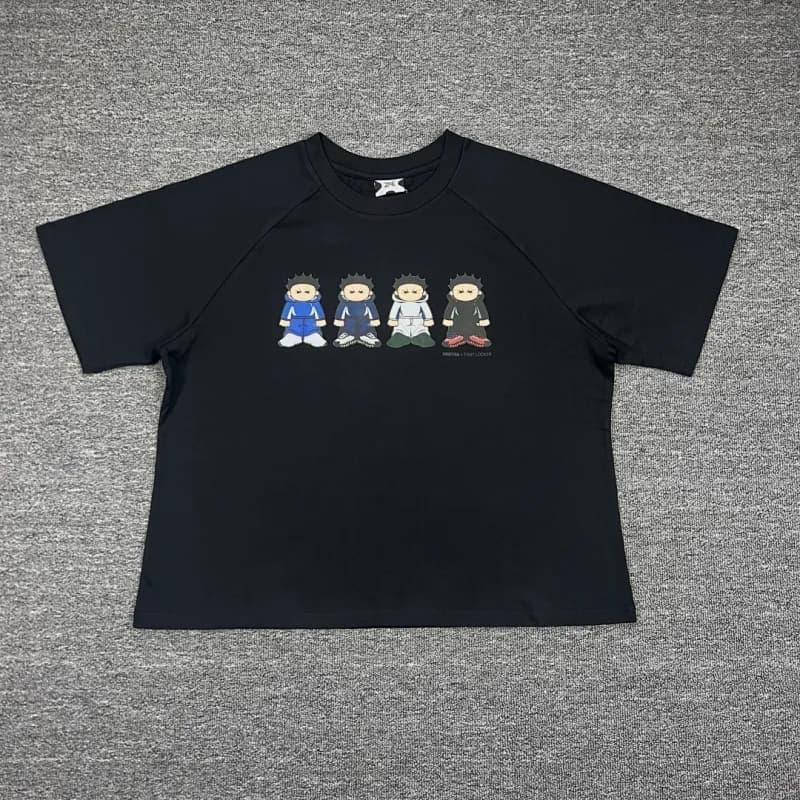 Sp5der Mesh Tee Logo Print — 203黑色