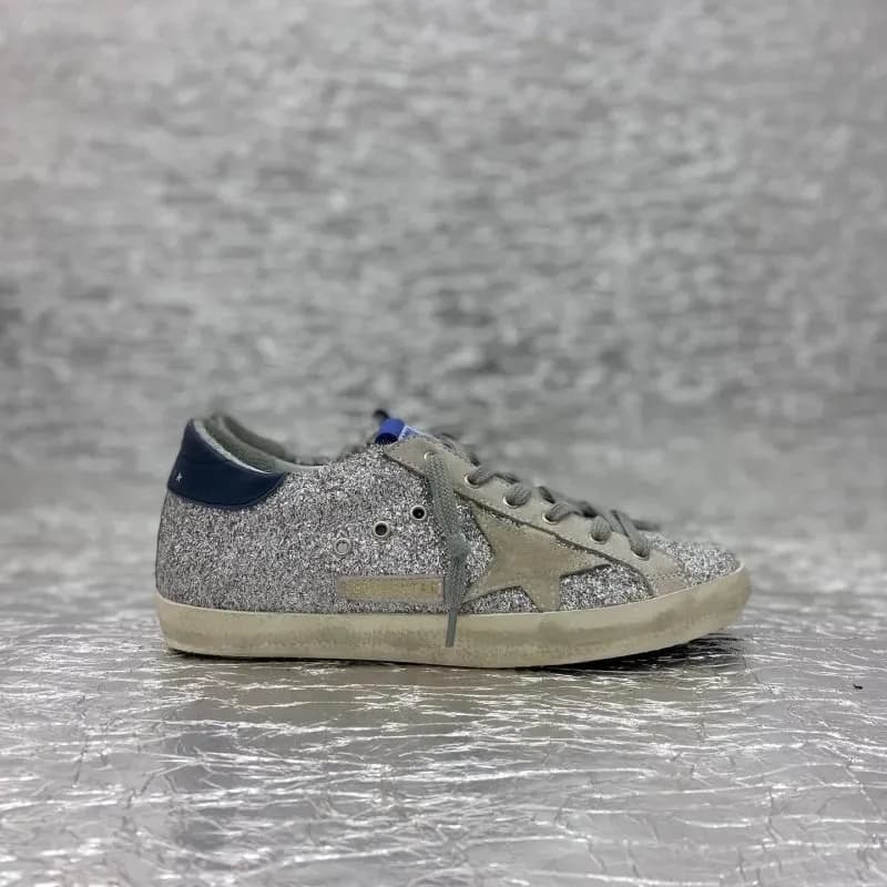Golden Goose Superstar Glitter Silver