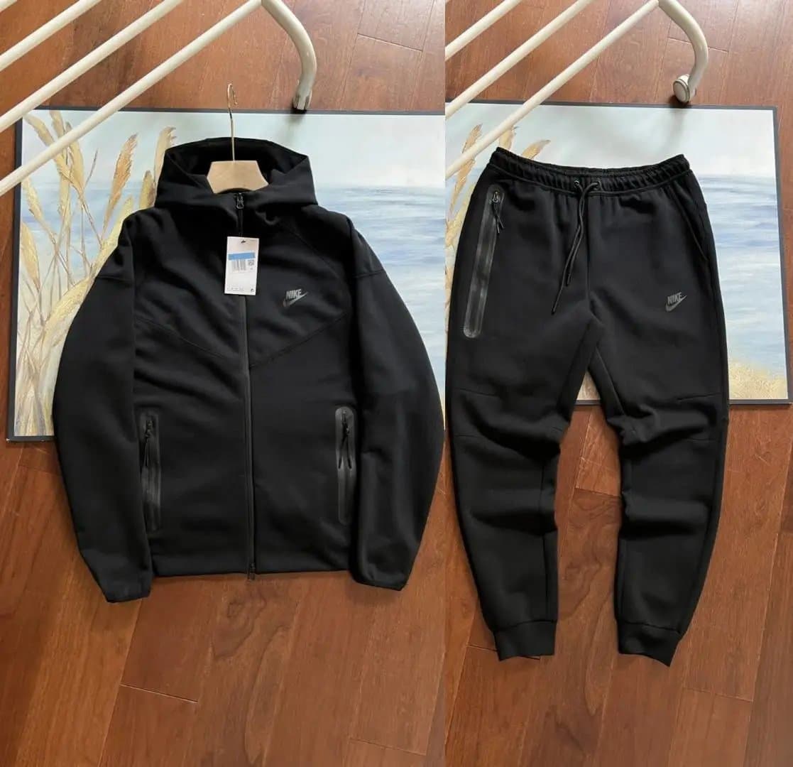Nike Tech Fleece Hooded Jacket Olive — 2