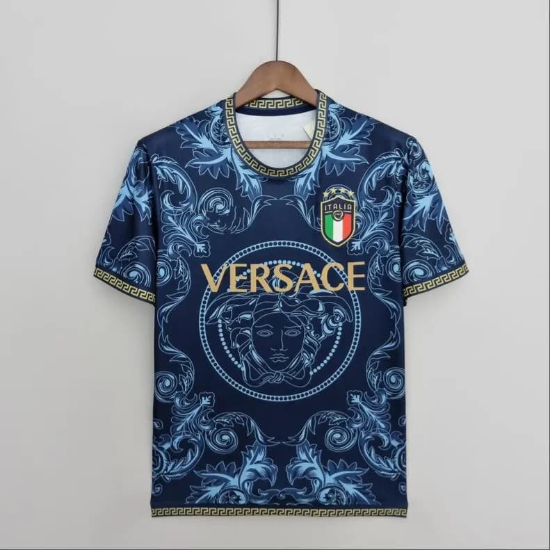 Versace Football Jersey Medusa Baroque Print