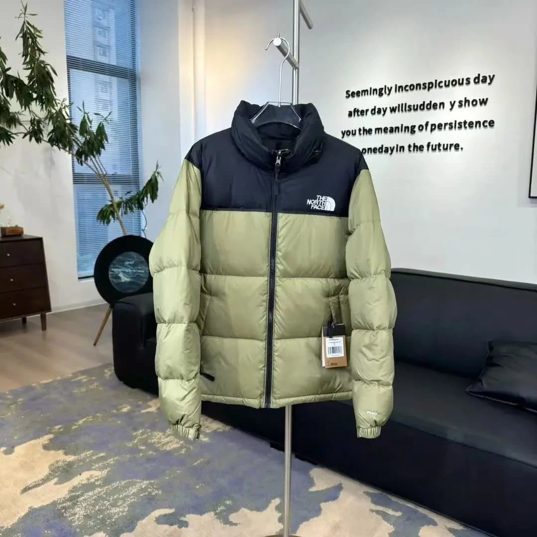 The North Face Nuptse Jacket Olive Green/Black