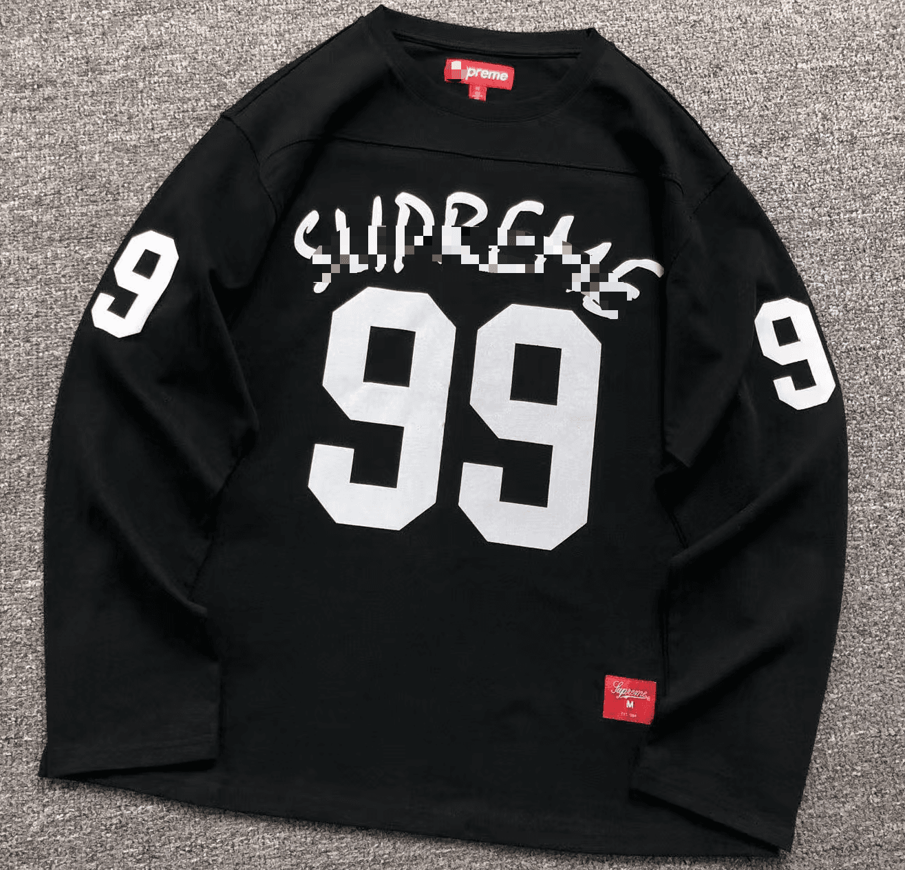 Supreme Crewneck Sweatshirt Established 1994 Box Logo — E571#黑色