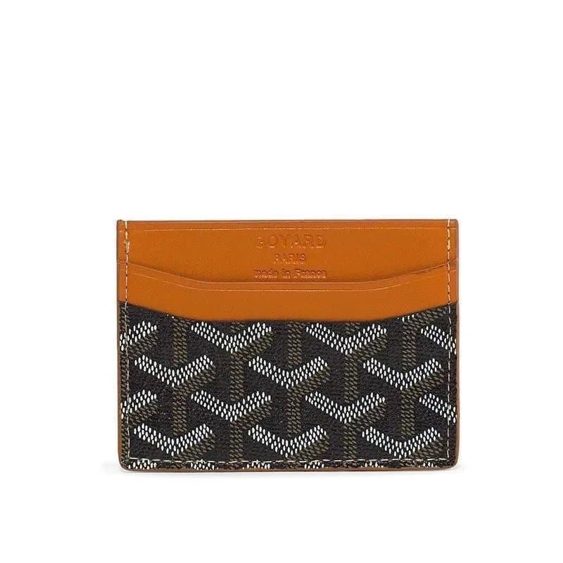 Goyard Card Holder Goyardine Canvas