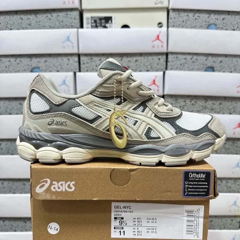 Asics GEL-NYC White Grey — 1201A789-103 灰白