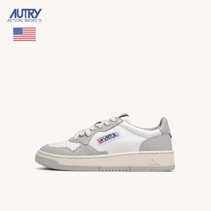 Action Shoes Black with Cream Sole — 灰色款/白色