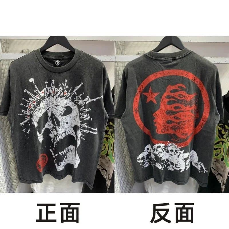 Graphic Tee Hellstar Smiley Flame — 0129018ZX