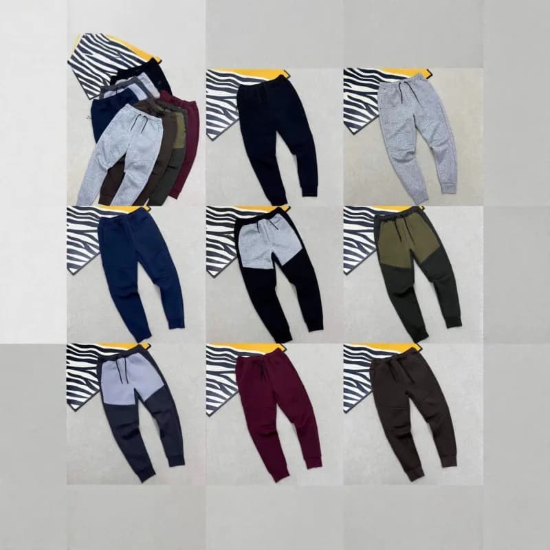 Nike Jogger Pants Colorblock Panel