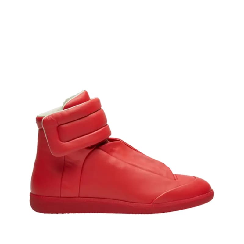 Maison Margiela Future Sneaker Buckle Strap — Light gray