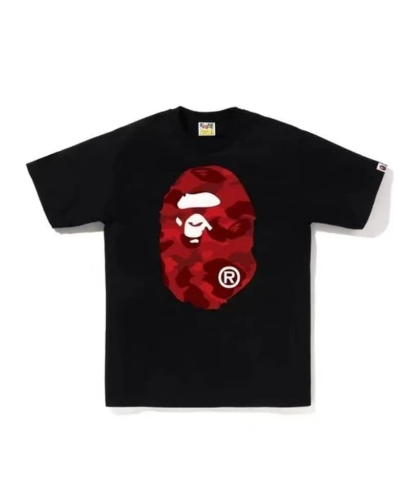 BAPE Ape Head Tee Big Ape Head — 727# 黑红
