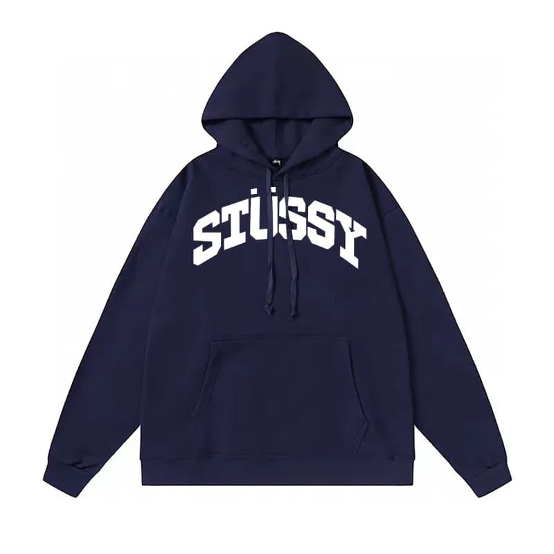 Carhartt Hooded Sweatshirt Embroidered Logo — 116 royal blue