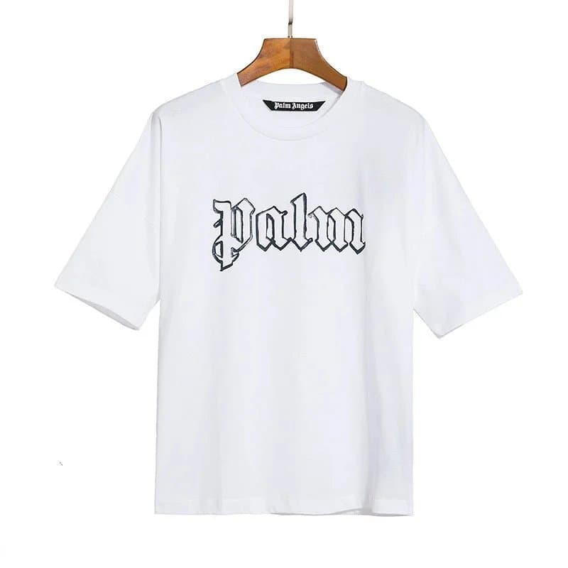 Palm Angels Graphic Tee Gothic Logo
