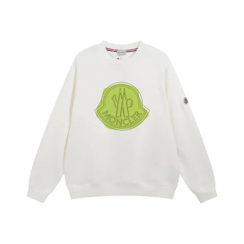 Moncler Crewneck Sweatshirt Logo Patch — 44