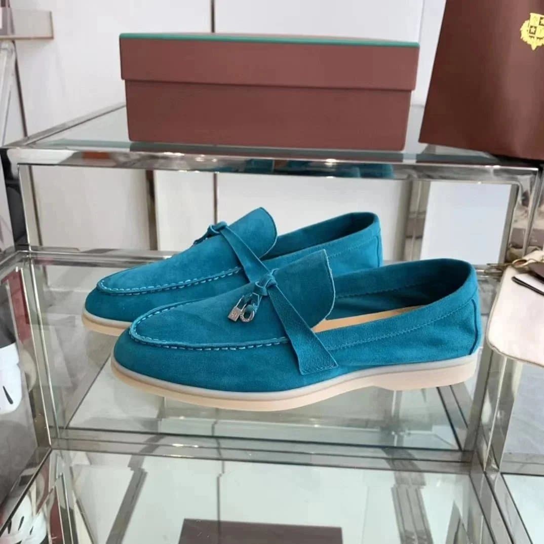 Gucci Horsebit Loafer Suede Green — 01