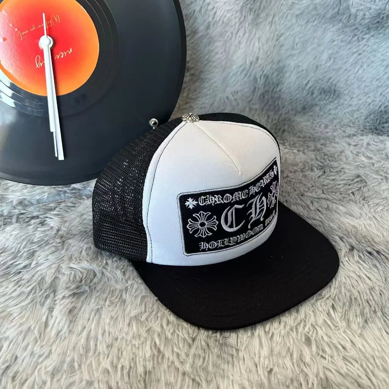 Trucker Cap Chrome Hearts Logo Patch