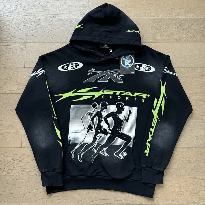 Sp5der Hoodie Running Graphic