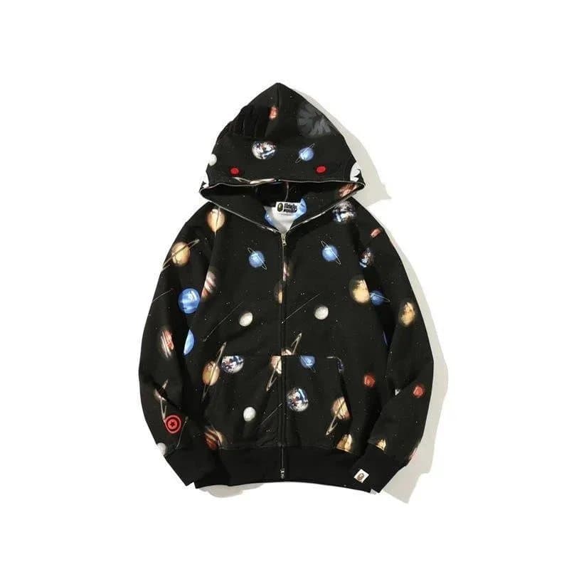 BAPE Shark Hoodie Multi Camo Patchwork — ALBB-16