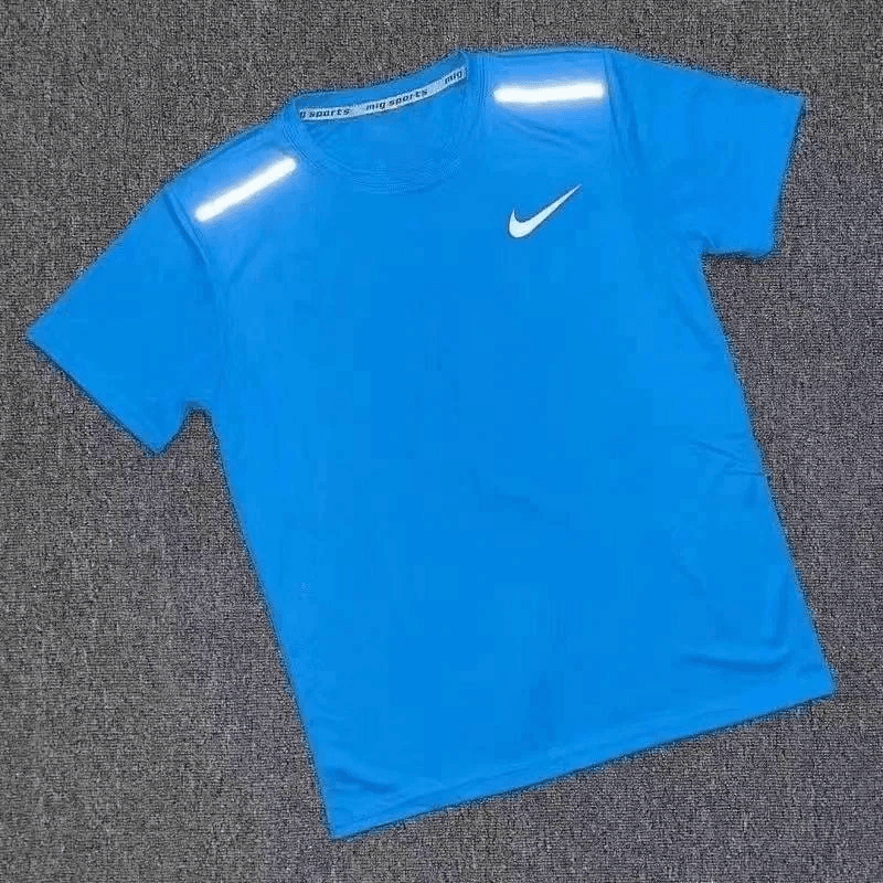 Under Armour HeatGear T-Shirt Performance Graphic — Nike反光-蓝色