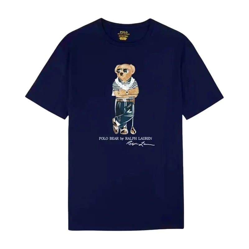 Polo Ralph Lauren Polo Bear Tee Colorblock Bear Graphic — ALBB-DX-0021
