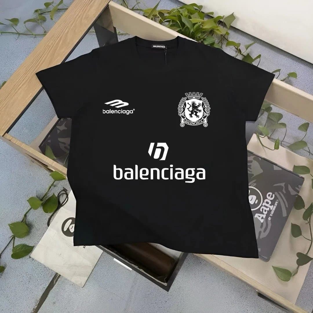 BAPE × Balenciaga Graphic Tee Multi-Logo Print — 10