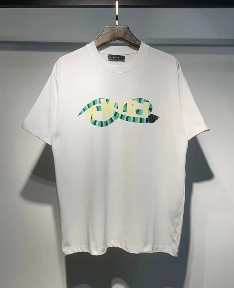 Amiri Graphic T-Shirt Snake Logo