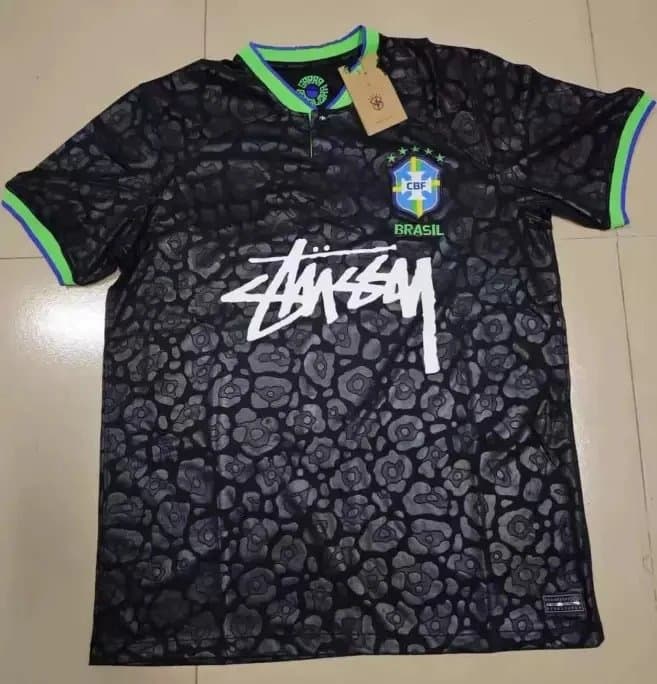Nike Brazil National Team Jersey Stüssy x CBF Floral Print
