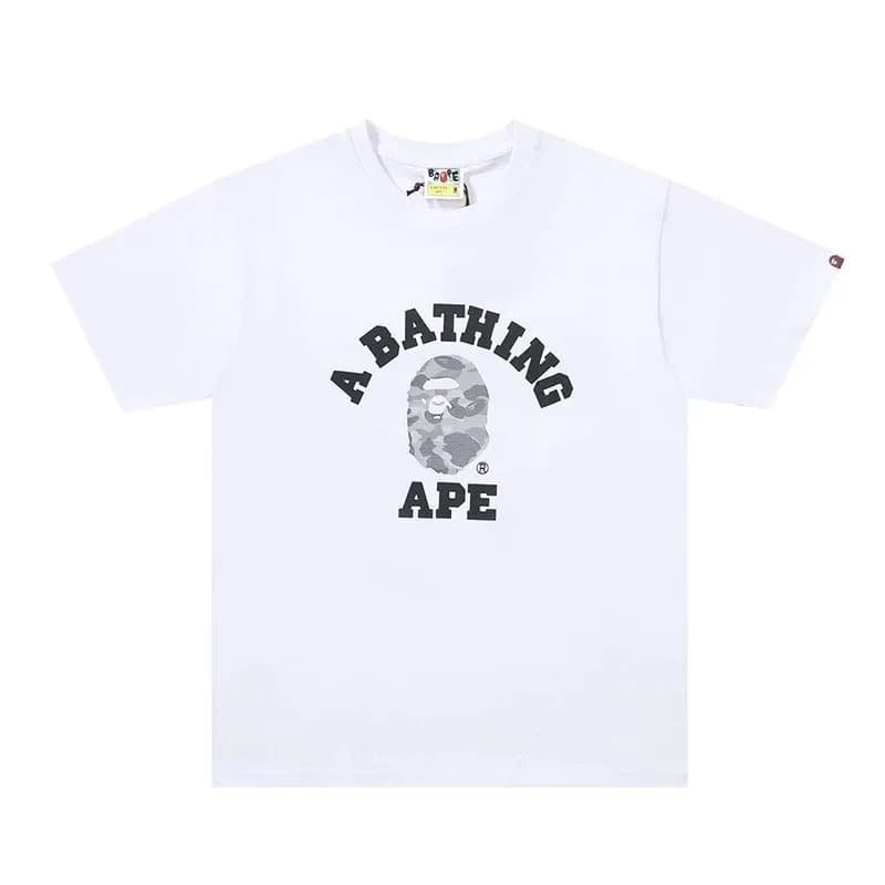 BAPE A Bathing Ape T-Shirt Camo Ape Head Arch Logo