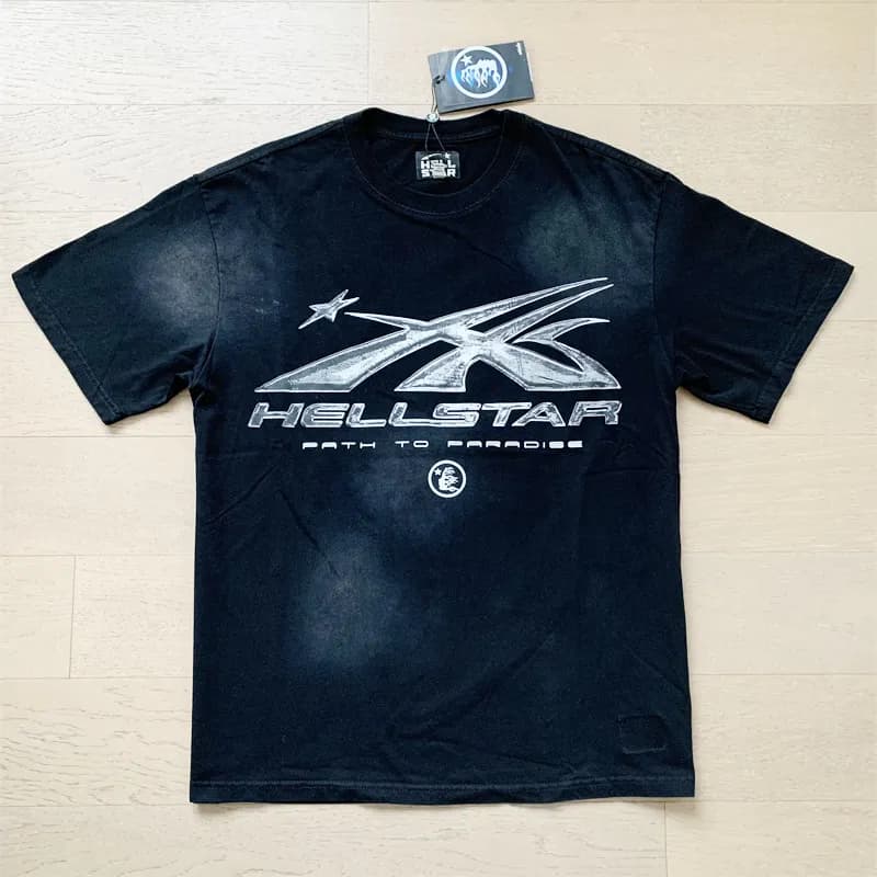 Hellstar Long Sleeve Tee Flame Graphic — X65