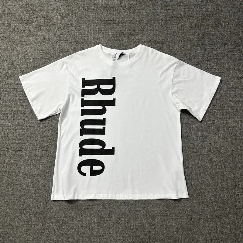 Logo T-Shirt Vertical Rhude Print