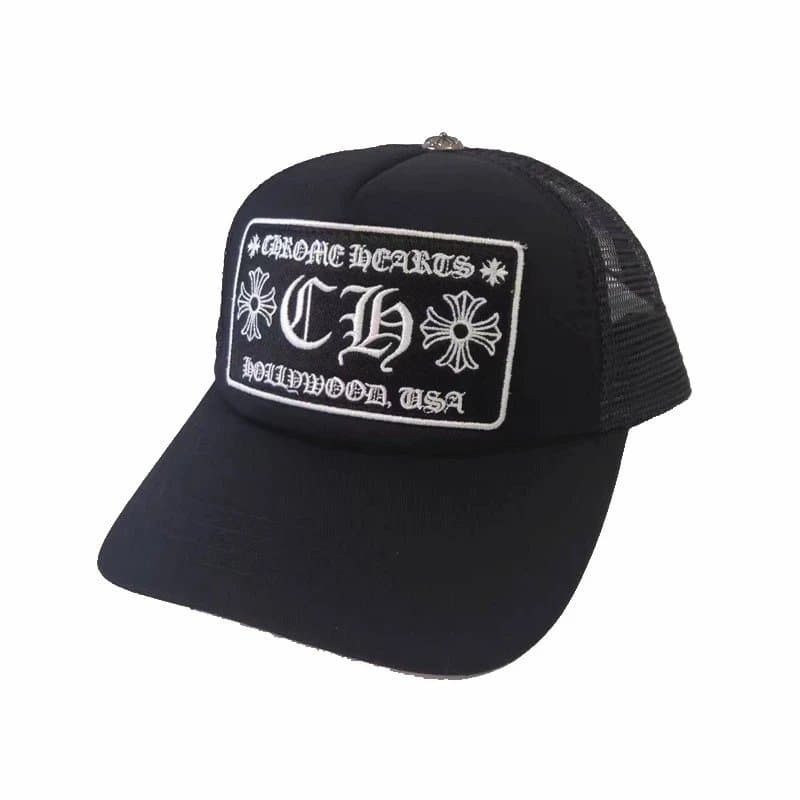 Trucker Cap Chrome Hearts Logo Patch