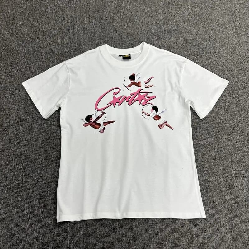 Corteiz T-Shirt Camo Logo — 3118 白色