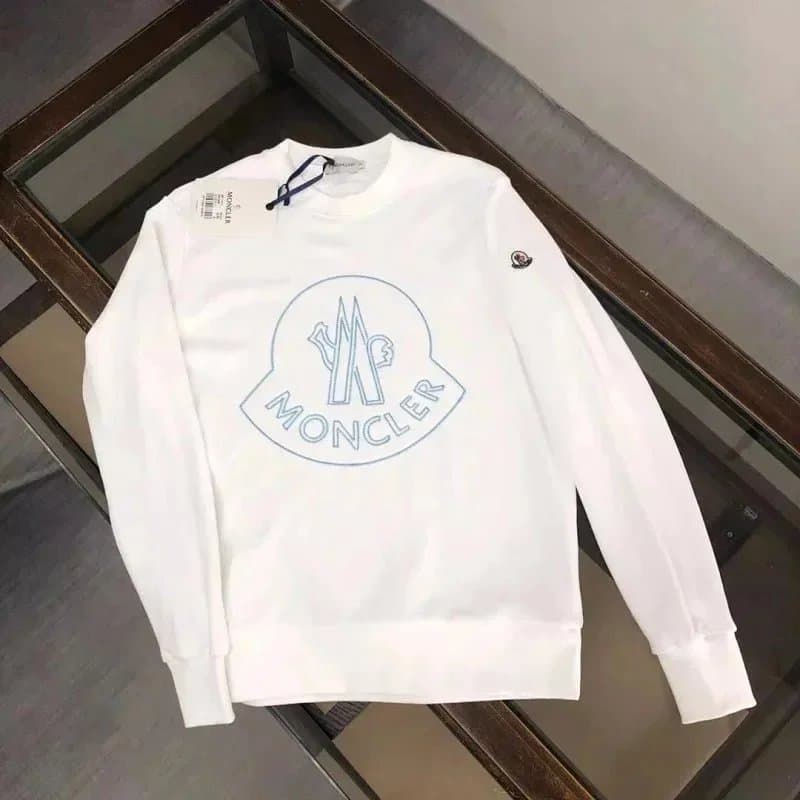 Moncler Crewneck Sweatshirt Embroidered Logo