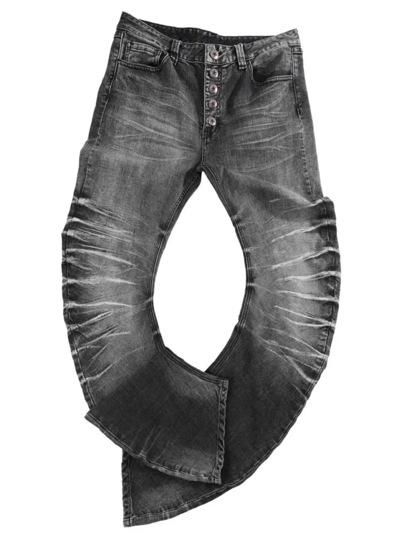 Levi's Button-Fly Jeans Distressed Wash